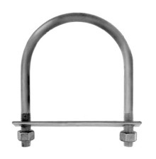 1/2" X 3 1/2" X 5" U-BOLT *ZINC* W/PLATE #26, FOR 3" PIPE